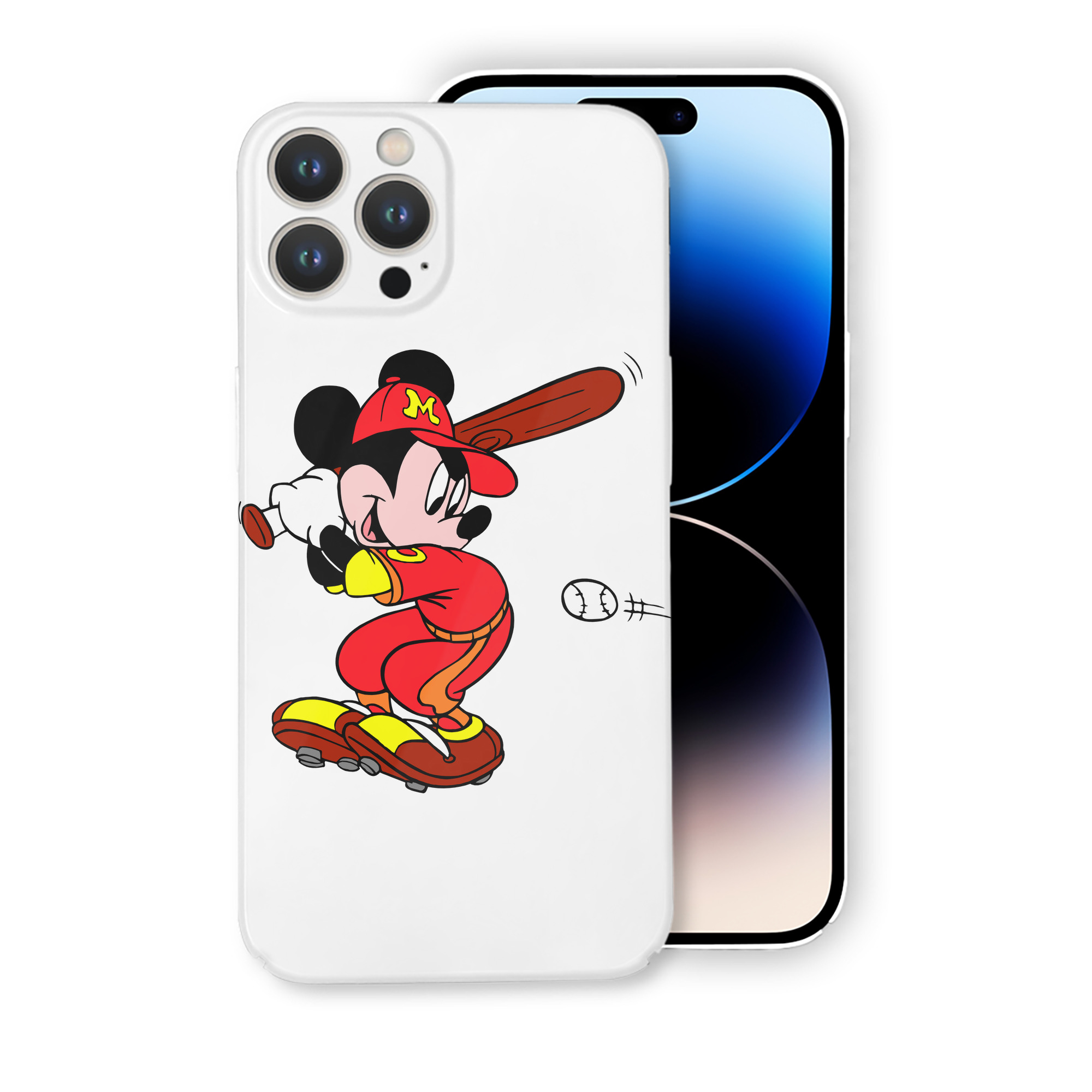 （画像用） ミッキーマウス Mickey Mouse 【iPhone 14シリーズ対応】ハードケース
